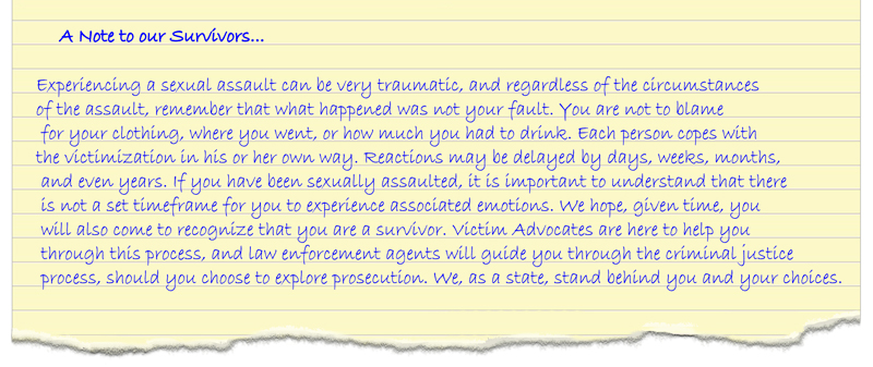 Get Help Note for Survivors